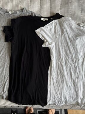 3 Vince Swing T-Shirt grey, white and black